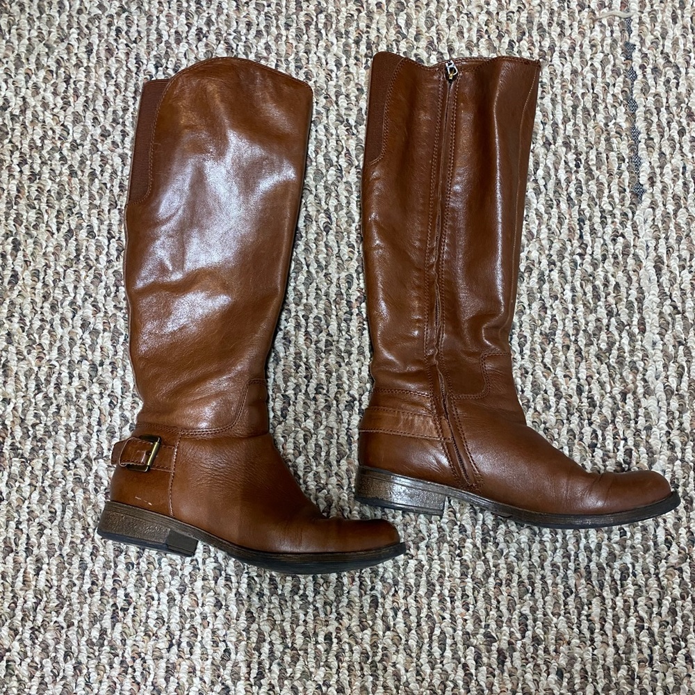 Guess Leather Riding Boots